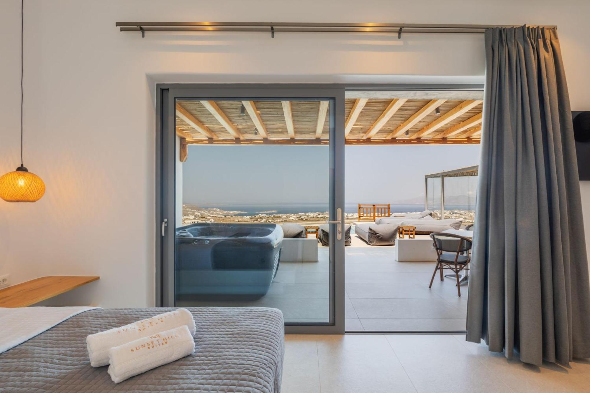 Sunset Hill Suites Mykonos Town Ngoại thất bức ảnh